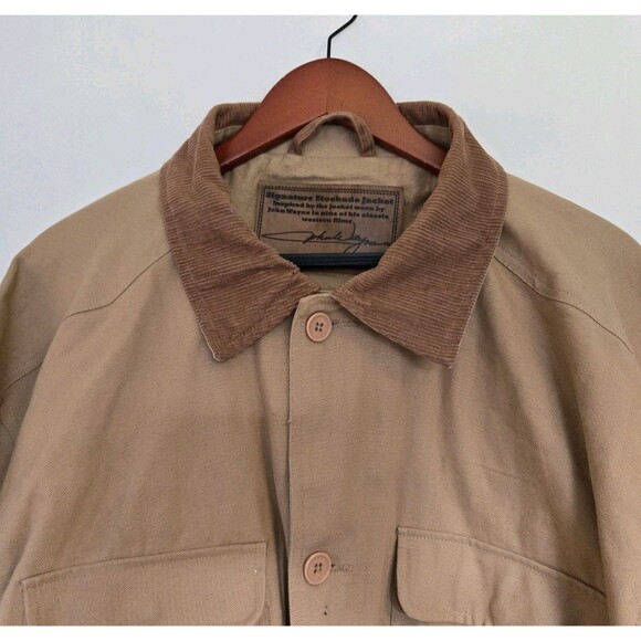 Bradford Exchange Jacket Mens XL Coat Chore Barn John Wayne Signature Stockade - Picture 2 of 9